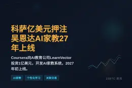 科萨亿美元押注吴恩达AI家教27年上线