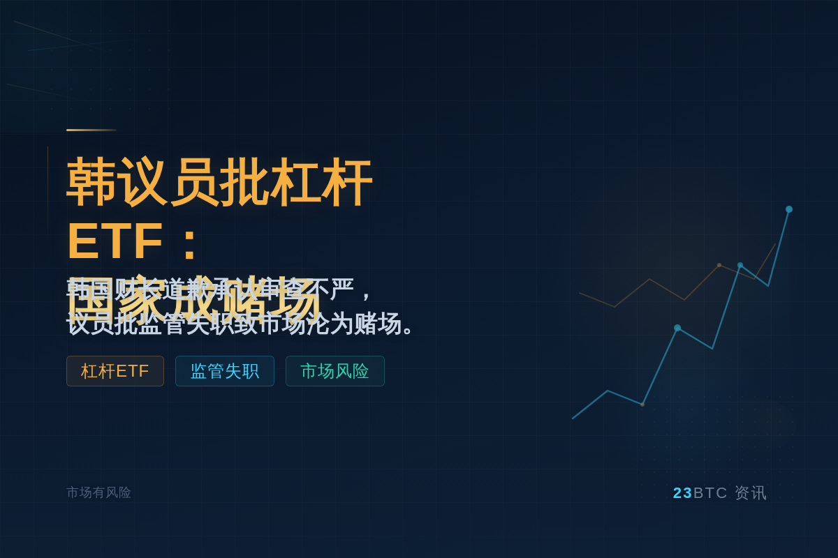 韩议员批杠杆ETF:国家成赌场插图1 韩议员批杠杆ETF:国家成赌场