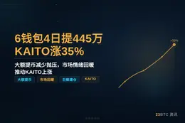 6钱包4日提445万KAITO涨35%