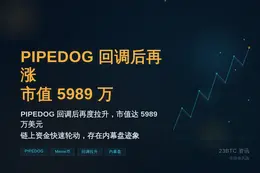 PIPEDOG回调后再涨，市值5989万