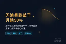 闪迪暴跌破千，月跌50%