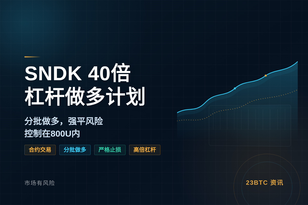 SNDK 40倍杠杆做多计划