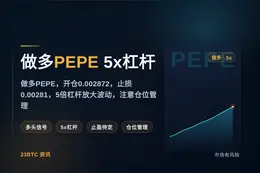 2026-08-05 16:30:51 做多PEPE 5x杠杆