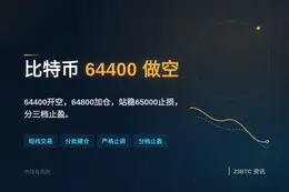 2026-08-18 00:13:46 比特币64400做空