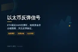 2026-09-01 11:08:46 以太币反弹信号