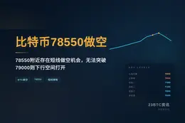 2026-09-18 07:36:57 比特币78550做空