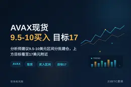2026-09-21 00:56:13 AVAX现货9.5-10买入目标17