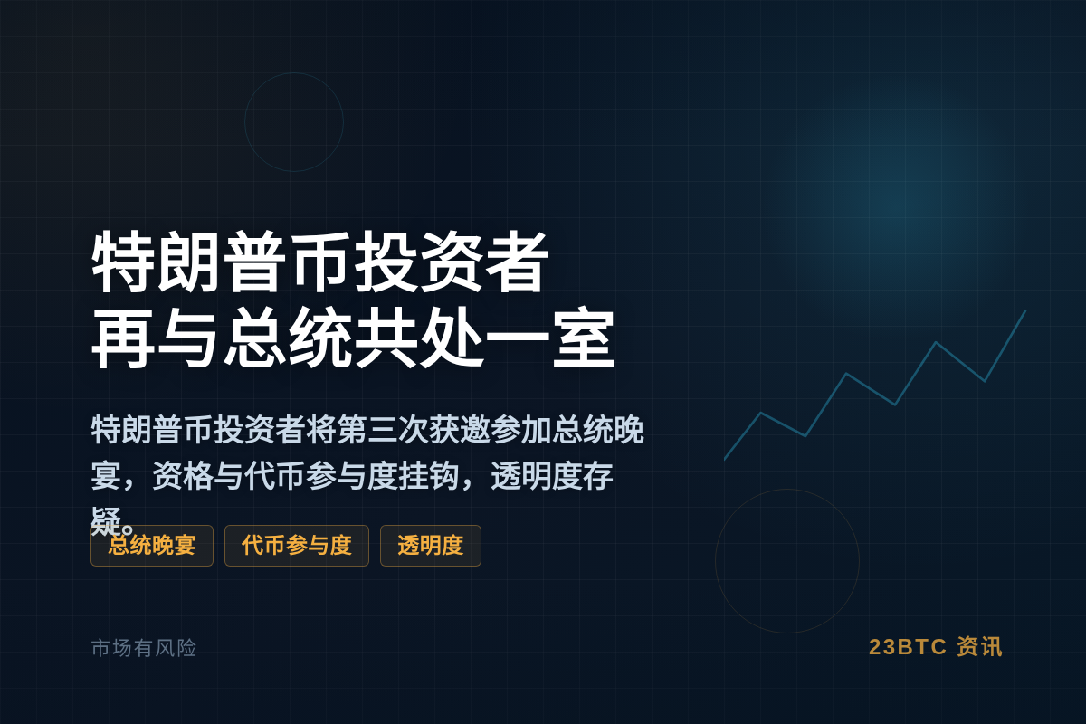 特朗普币投资者将第三次与总统共处一室