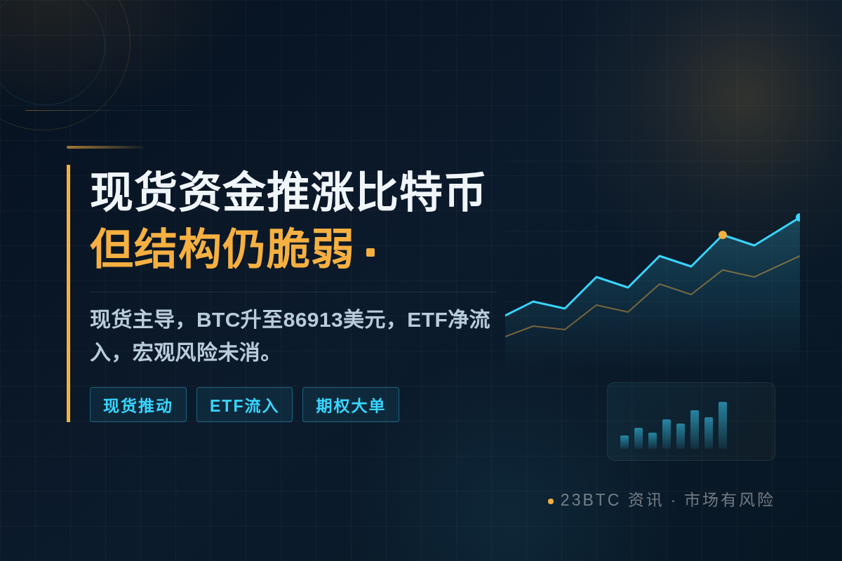 现货资金推涨比特币,但结构仍脆弱插图 现货资金推涨比特币,但结构仍脆弱