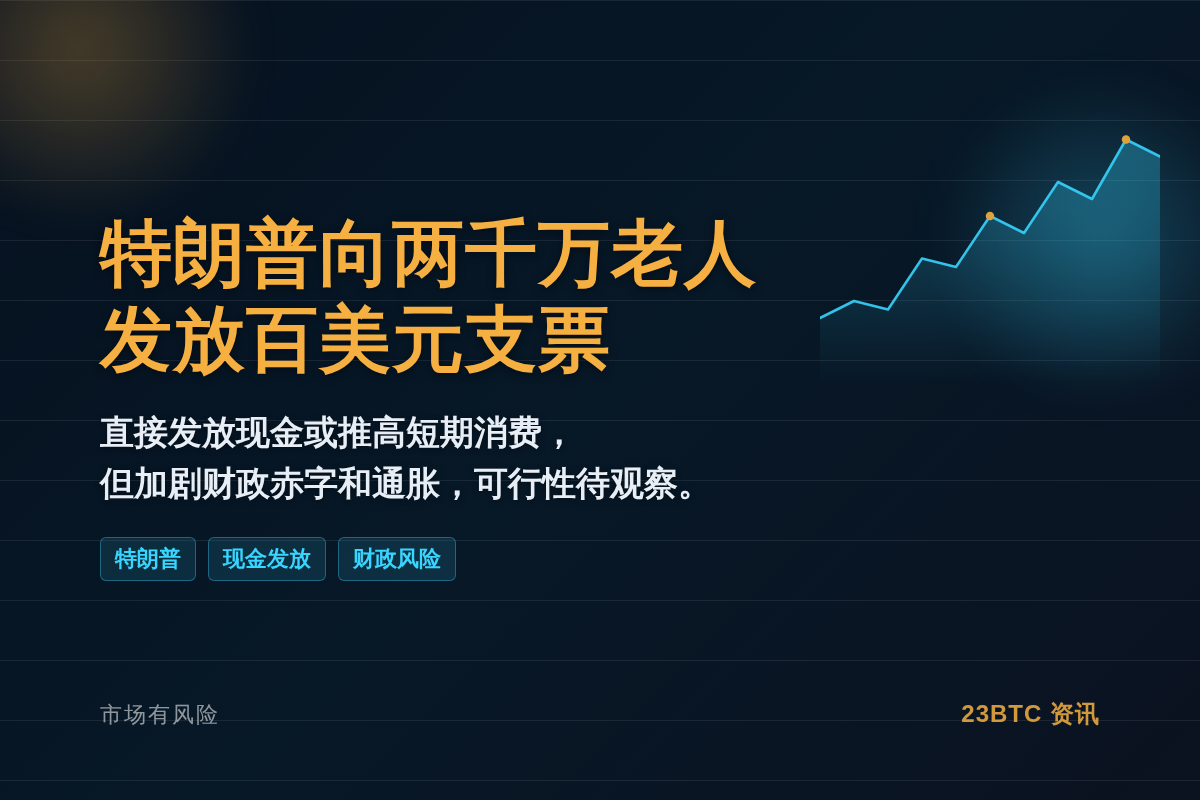 特朗普向2000万老人发放100美元支票插图1 特朗普向2000万老人发放100美元支票