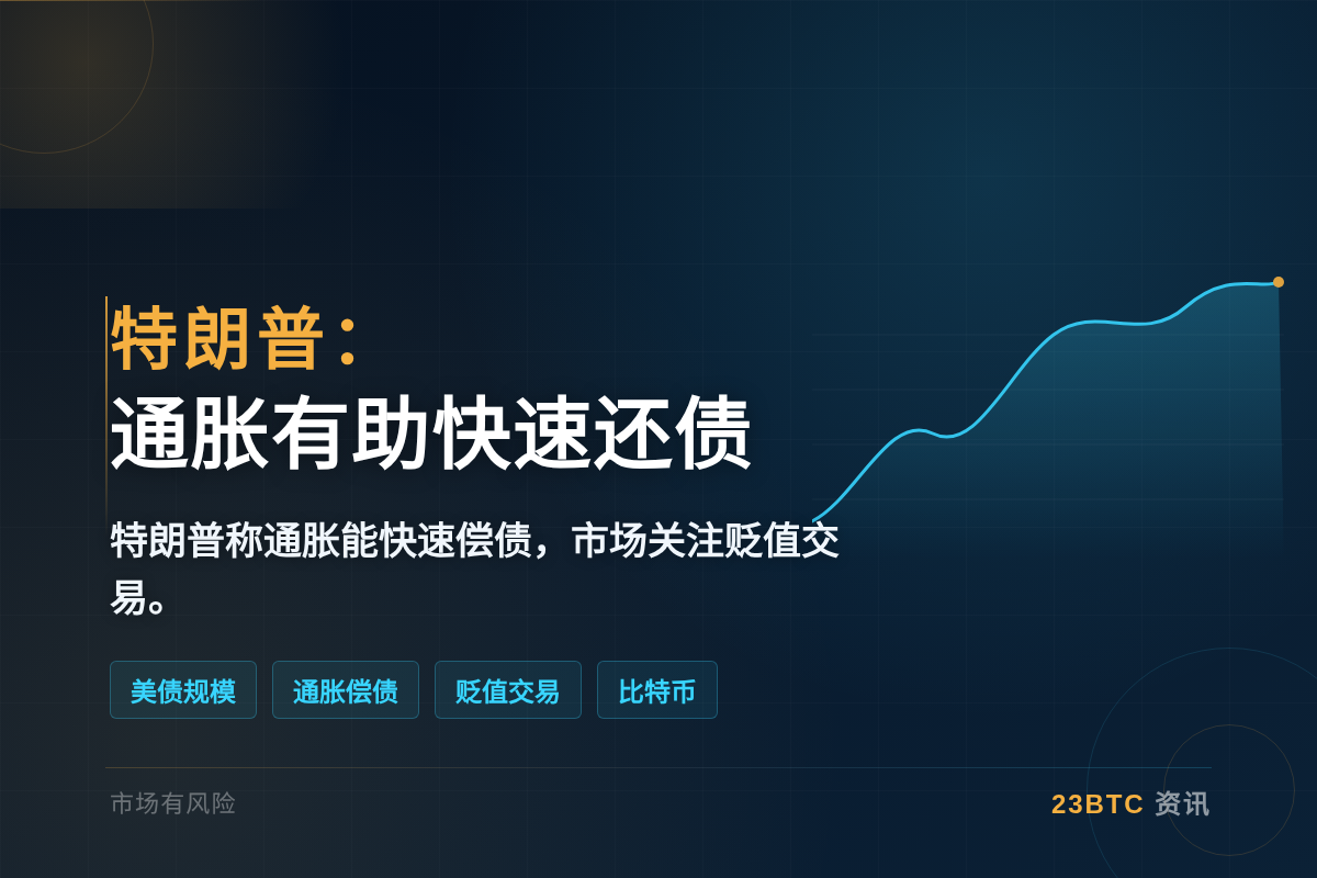 特朗普:通胀有助快速还债插图1 特朗普:通胀有助快速还债