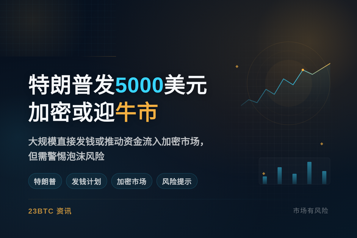 特朗普发5000美元,加密或迎牛市插图1 特朗普发5000美元,加密或迎牛市