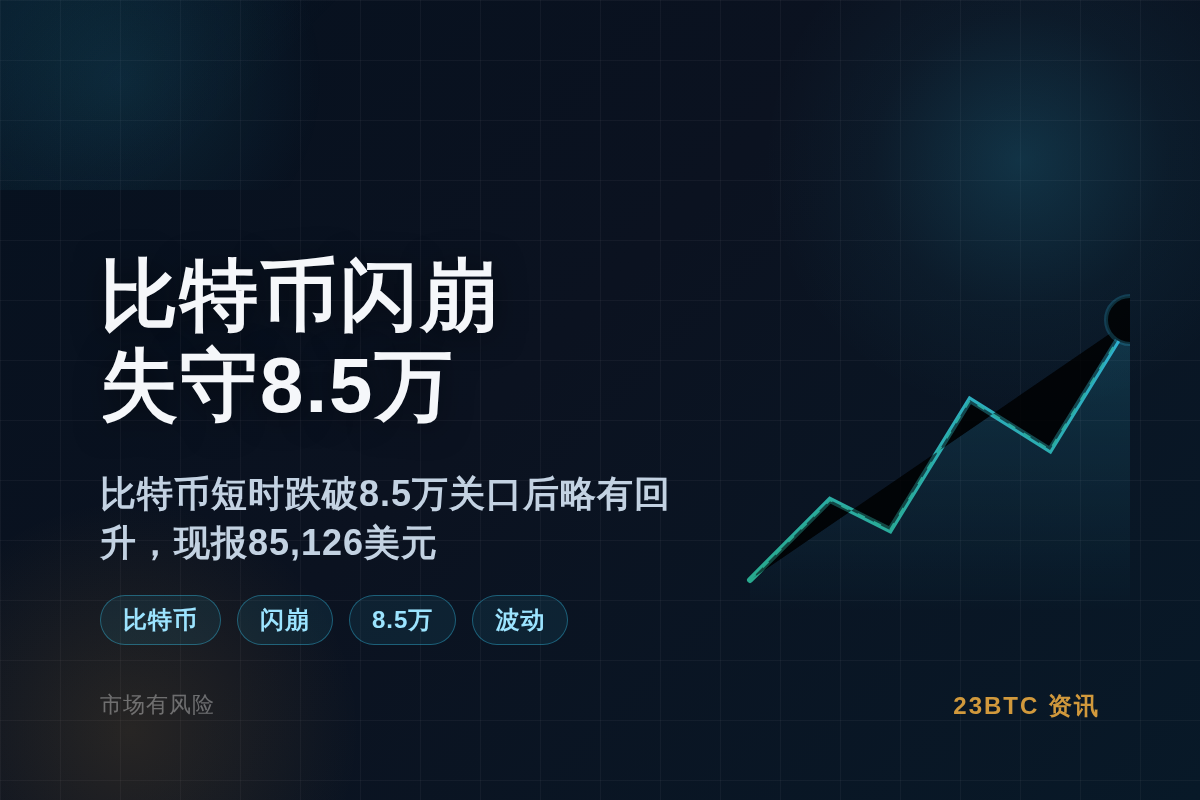 比特币闪崩失守8.5万插图1 比特币闪崩失守8.5万