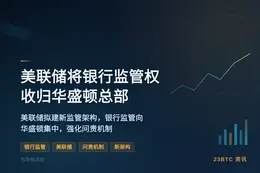 美联储拟将银行监管权从地区联储收归华盛顿