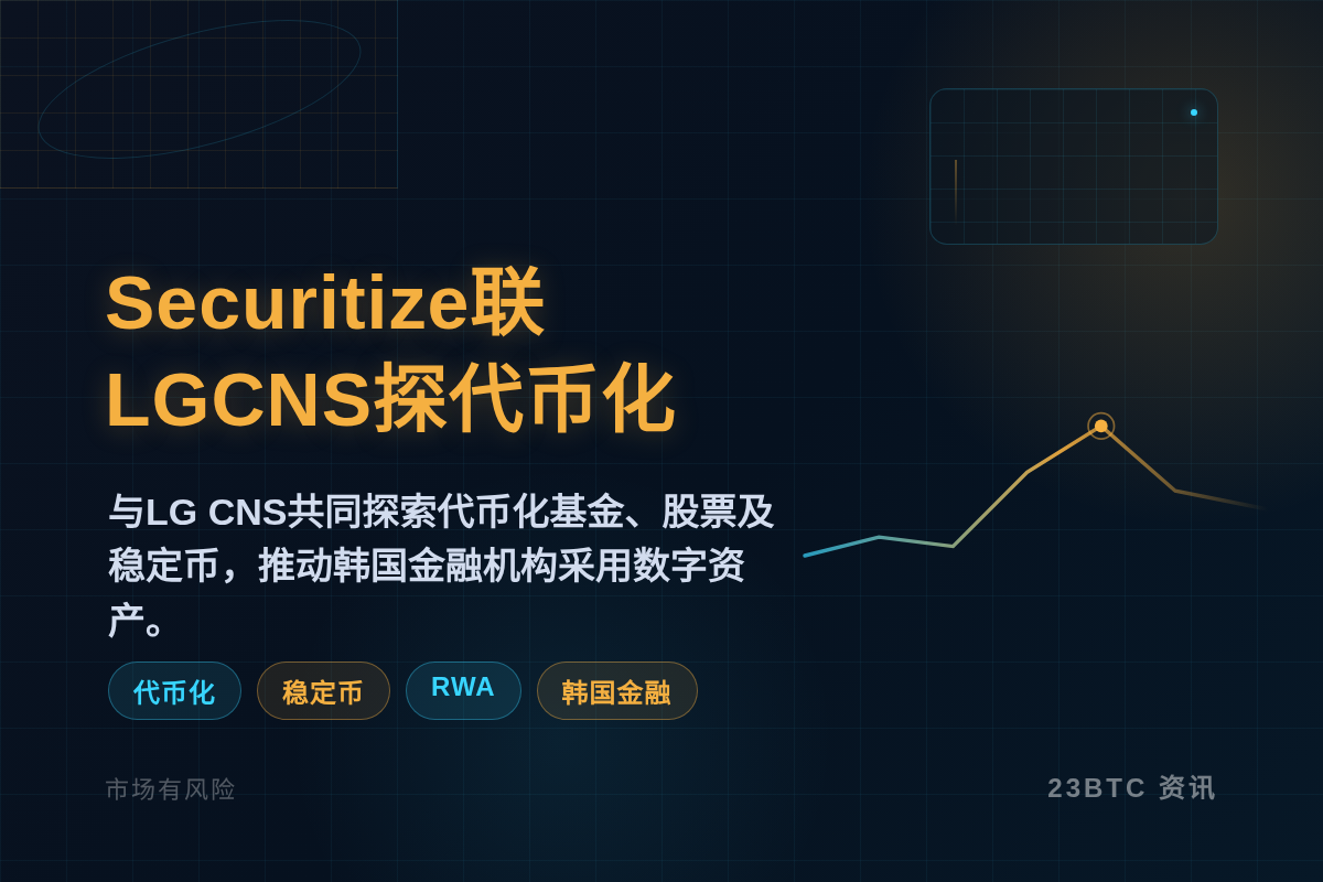 Securitize联LGCNS探代币化插图1 Securitize联LGCNS探代币化