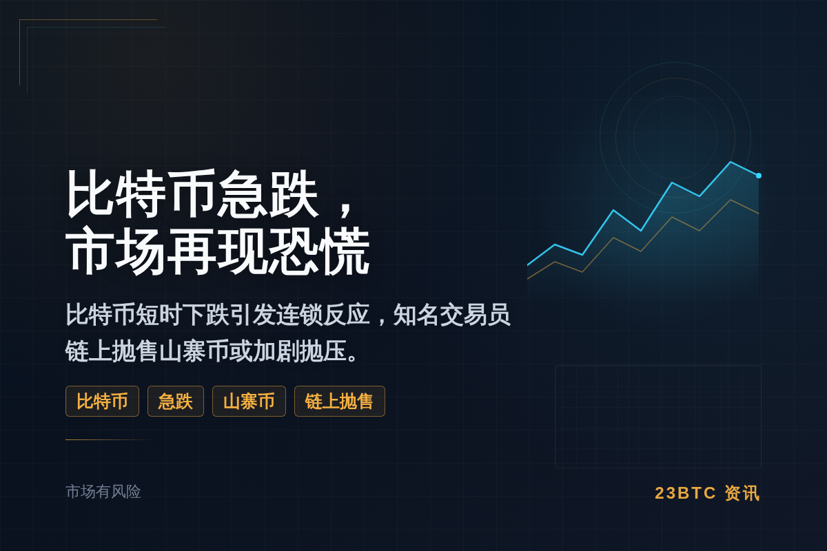 比特币急跌，市场再现恐慌