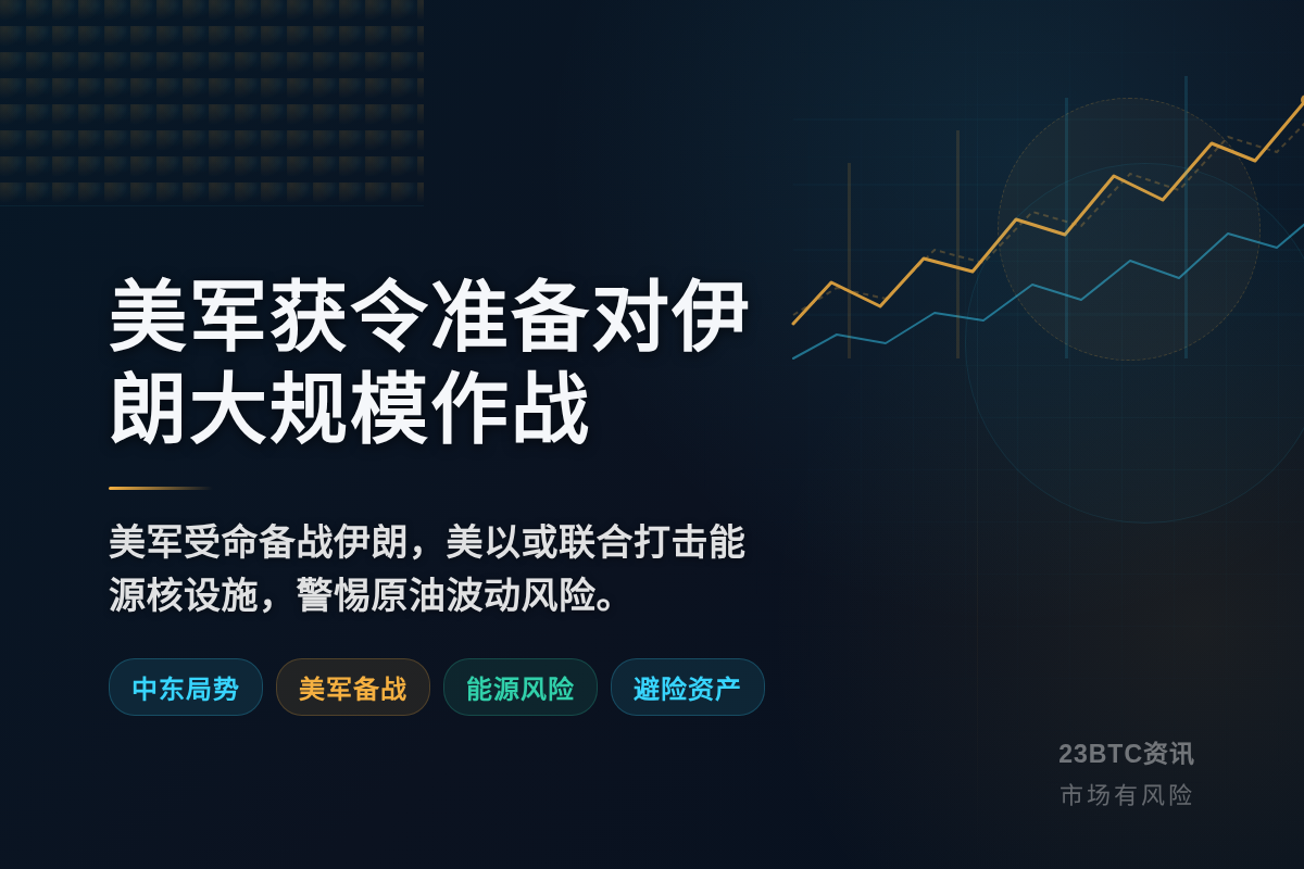 美军获令准备对伊朗大规模作战