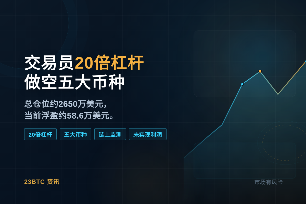 交易员20倍杠杆做空五大币种插图1 交易员20倍杠杆做空五大币种