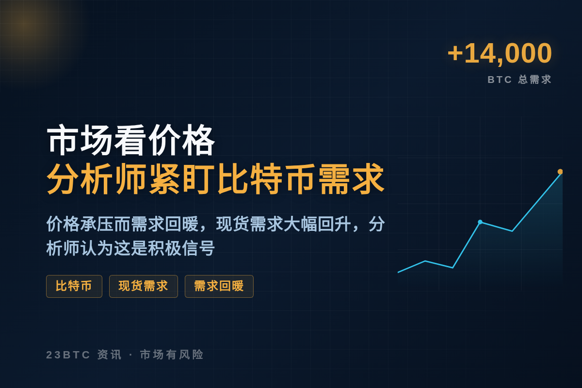 市场看价格 分析师紧盯比特币需求插图1 市场看价格 分析师紧盯比特币需求