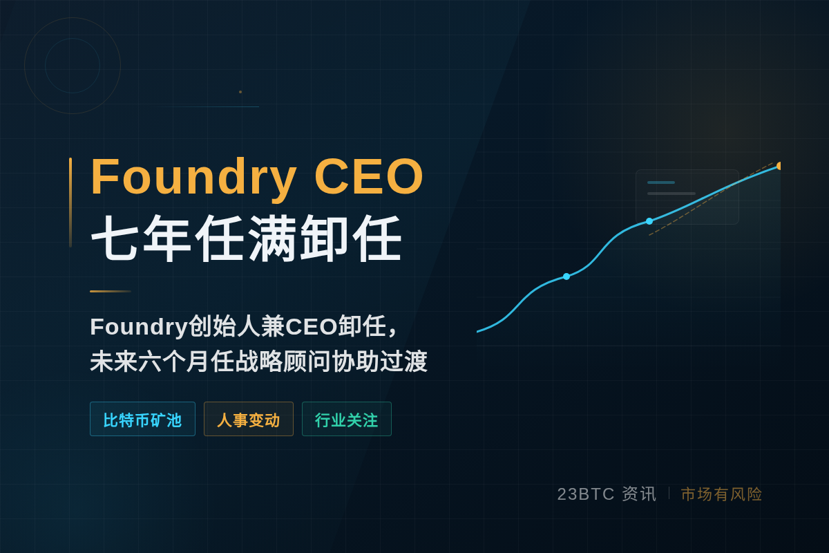 Foundry CEO七年任满卸任