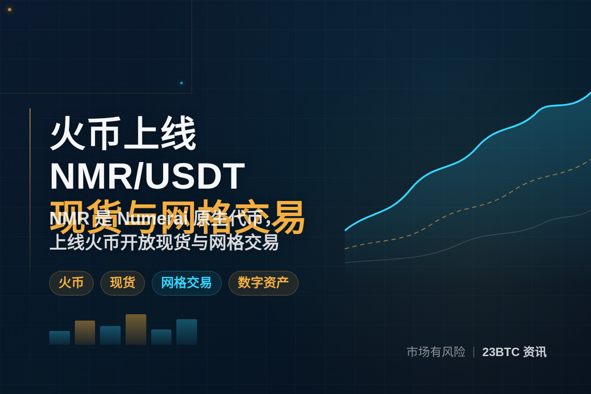 火币10.8上线NMR/USDT现货网格