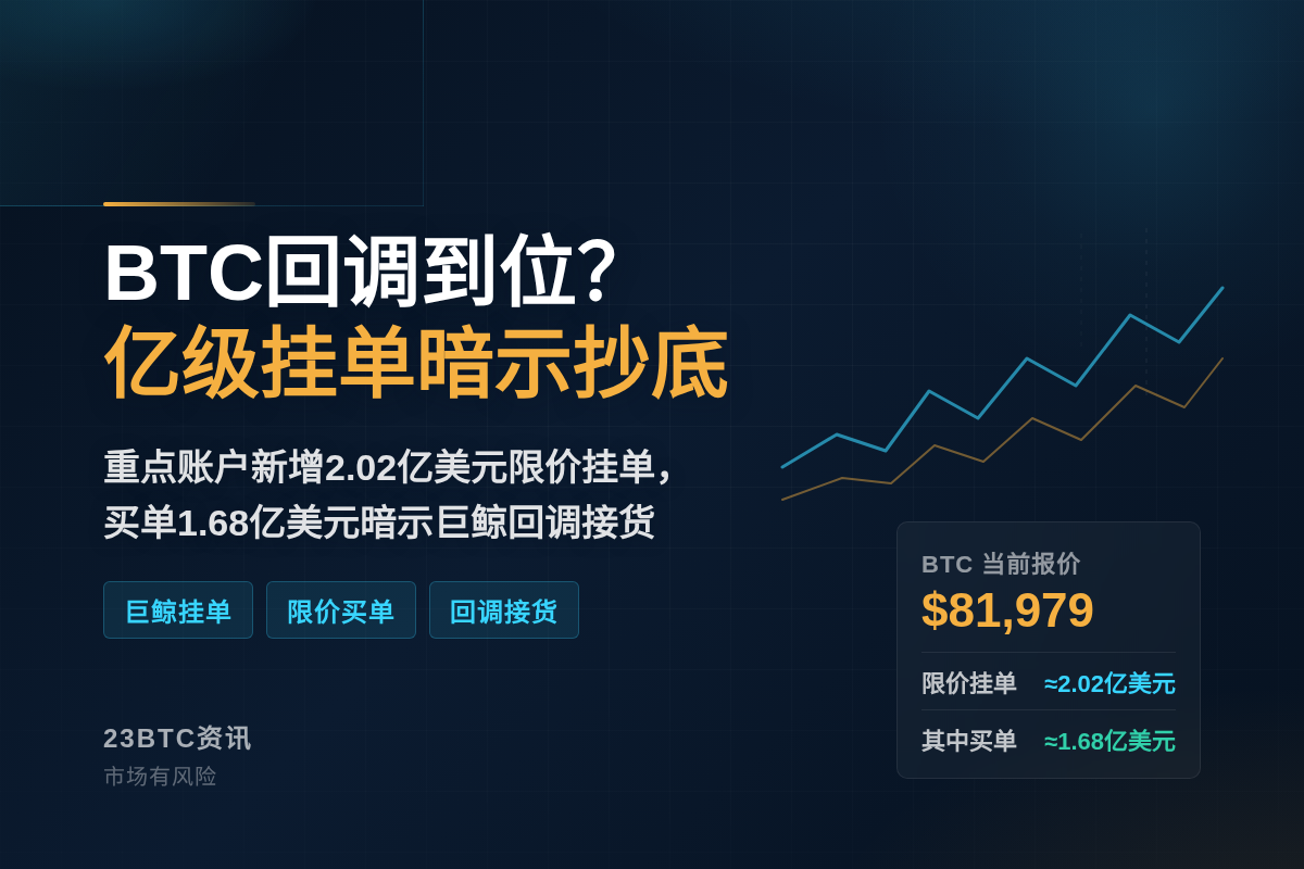 BTC回调到位？亿级挂单暗示抄底