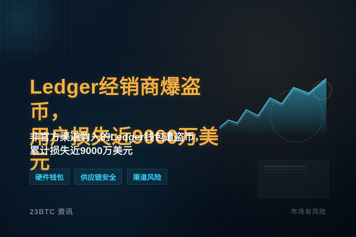 Ledger经销商爆盗币，用户损失近9000万美元