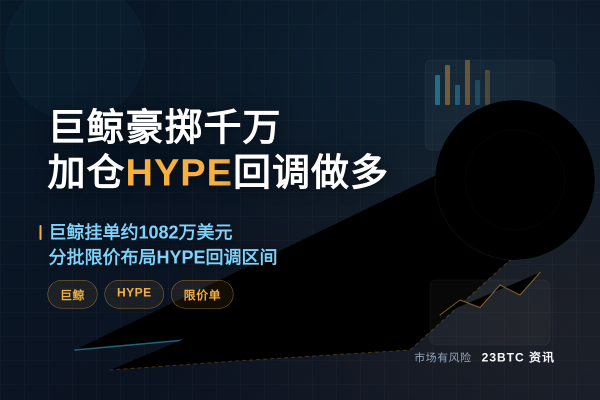 巨鲸豪掷千万，加仓HYPE回调做多