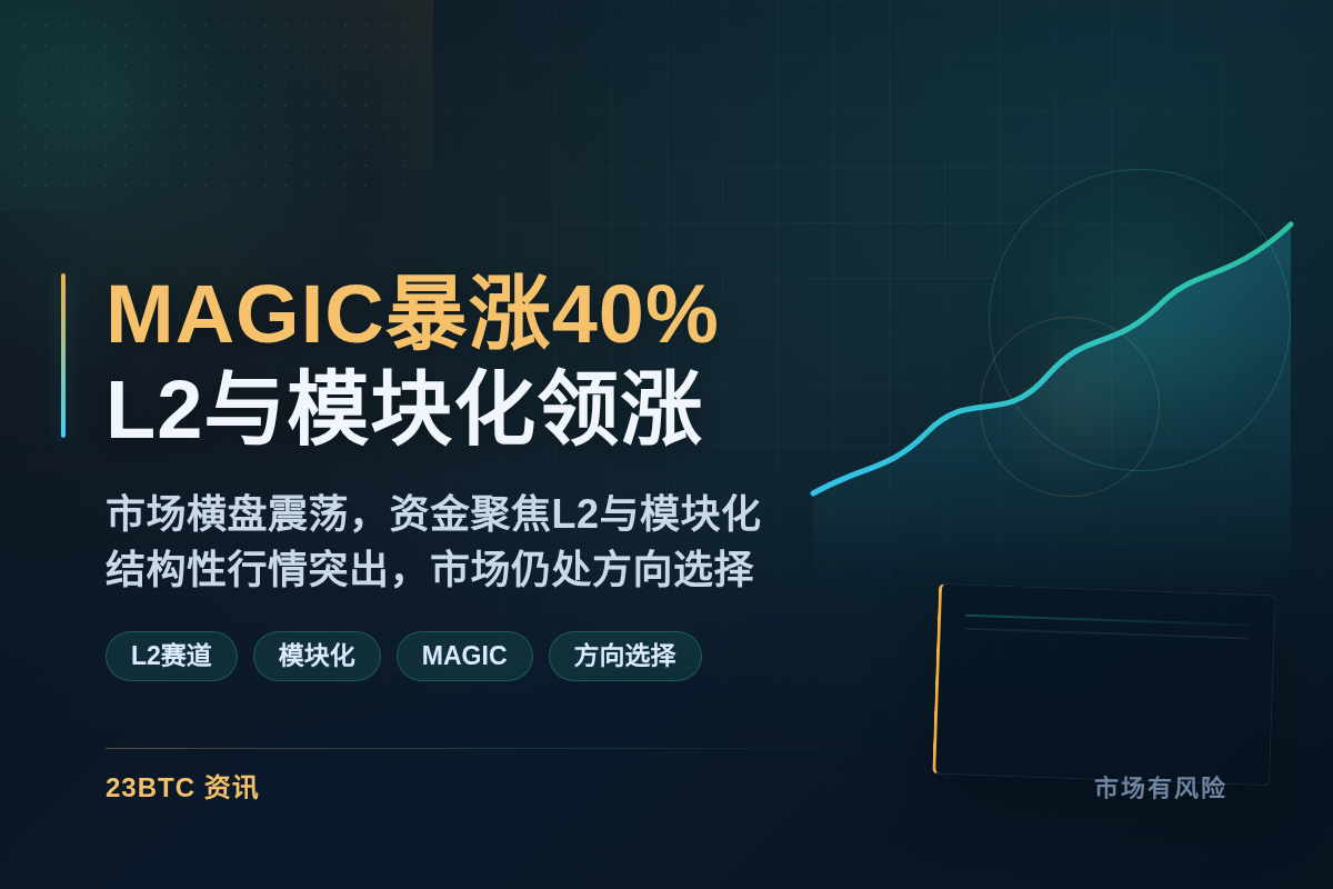横盘L2与模块化领涨MAGIC暴涨40%插图1 横盘L2与模块化领涨MAGIC暴涨40%