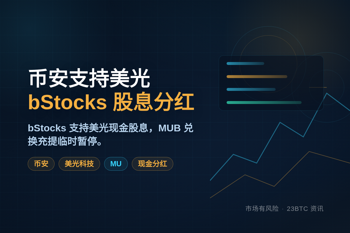 币安支持美光bStocks股息分红插图1 币安支持美光bStocks股息分红