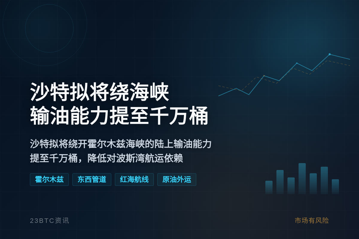 沙特拟将绕海峡输油能力提至千万桶插图1 沙特拟将绕海峡输油能力提至千万桶