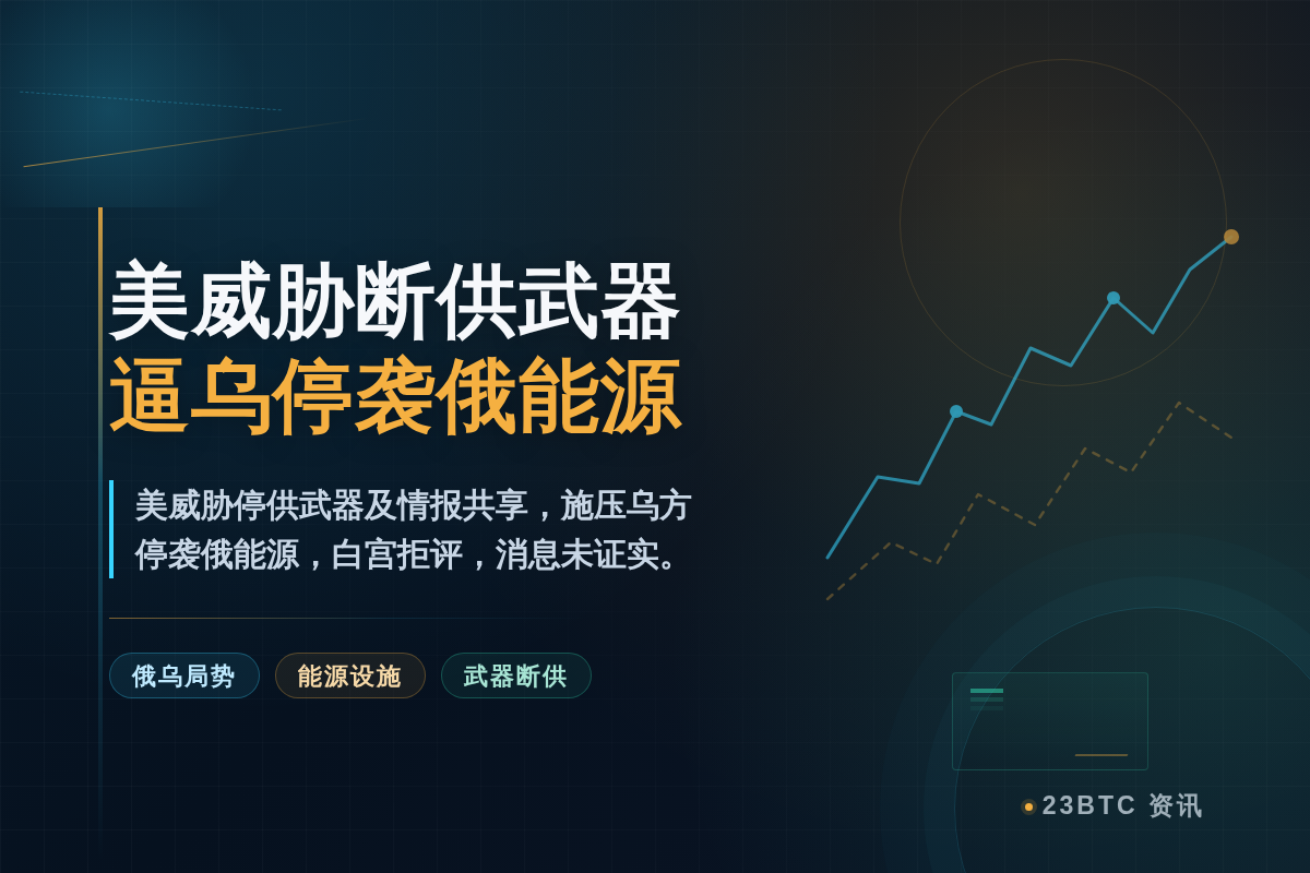 美威胁断供武器,逼乌停袭俄能源插图1 美威胁断供武器,逼乌停袭俄能源