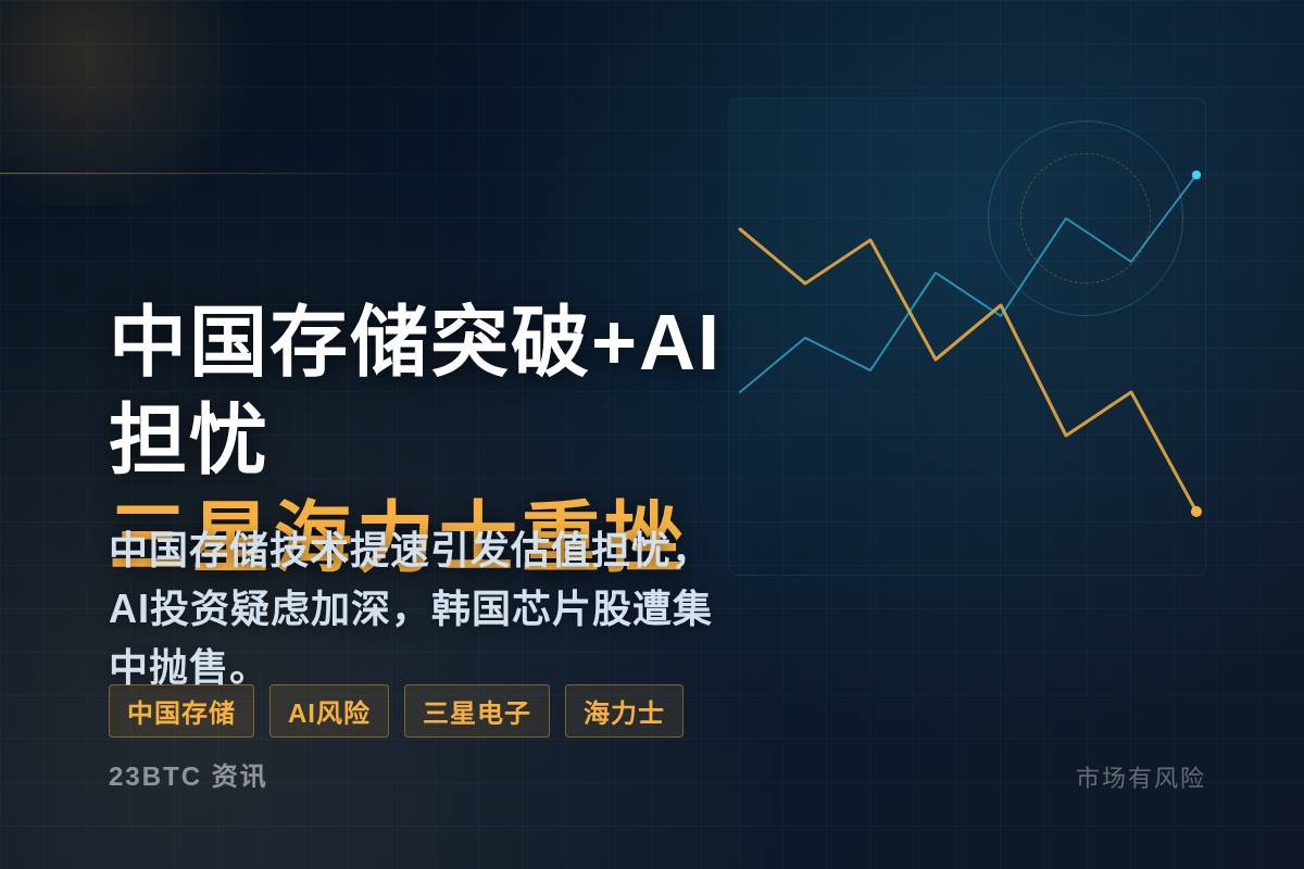中国存储突破叠加AI担忧,三星海力士重挫插图1 中国存储突破叠加AI担忧,三星海力士重挫