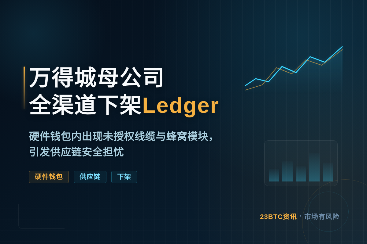 万得城母公司全渠道下架Ledger插图1 万得城母公司全渠道下架Ledger