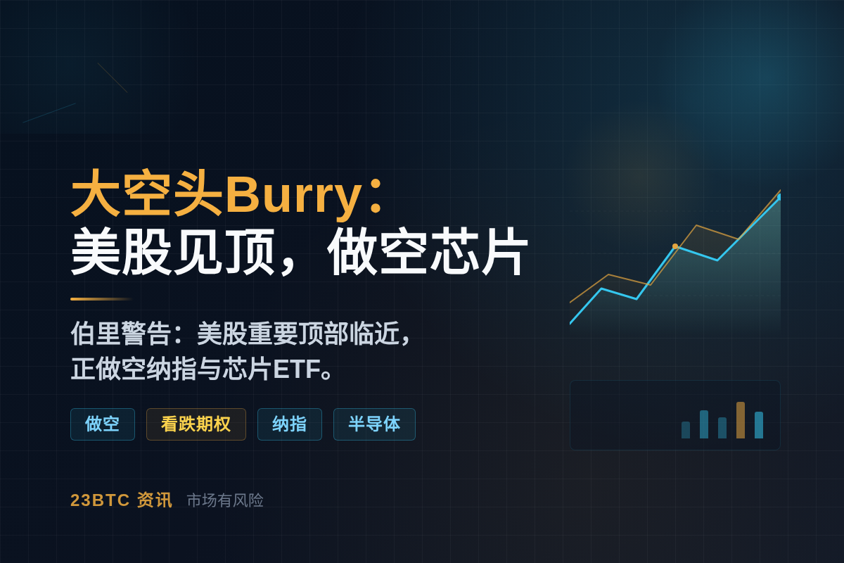 大空头Burry:美股9月见顶,做空纳指芯片插图1 大空头Burry:美股9月见顶,做空纳指芯片