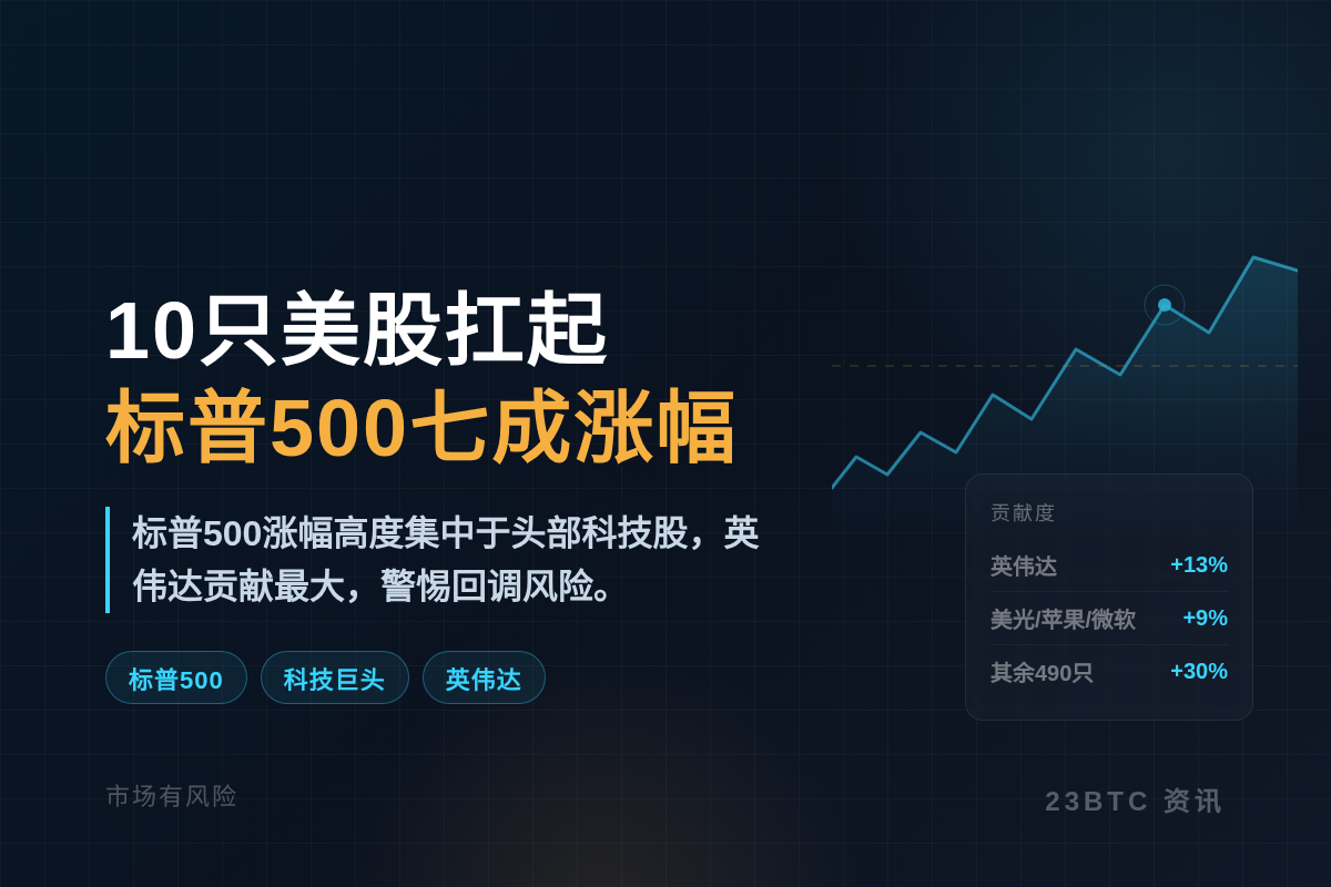 10只美股扛起标普500七成涨幅插图1 10只美股扛起标普500七成涨幅