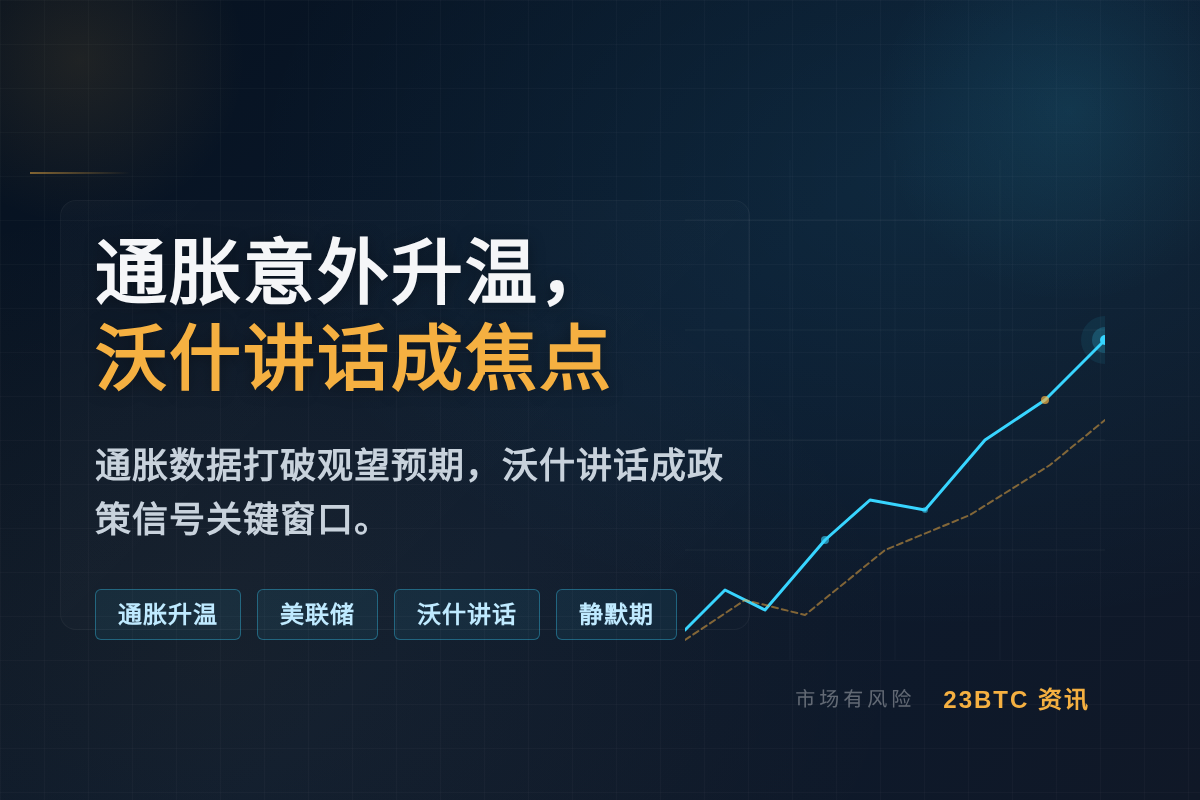 通胀意外升温，沃什讲话成焦点