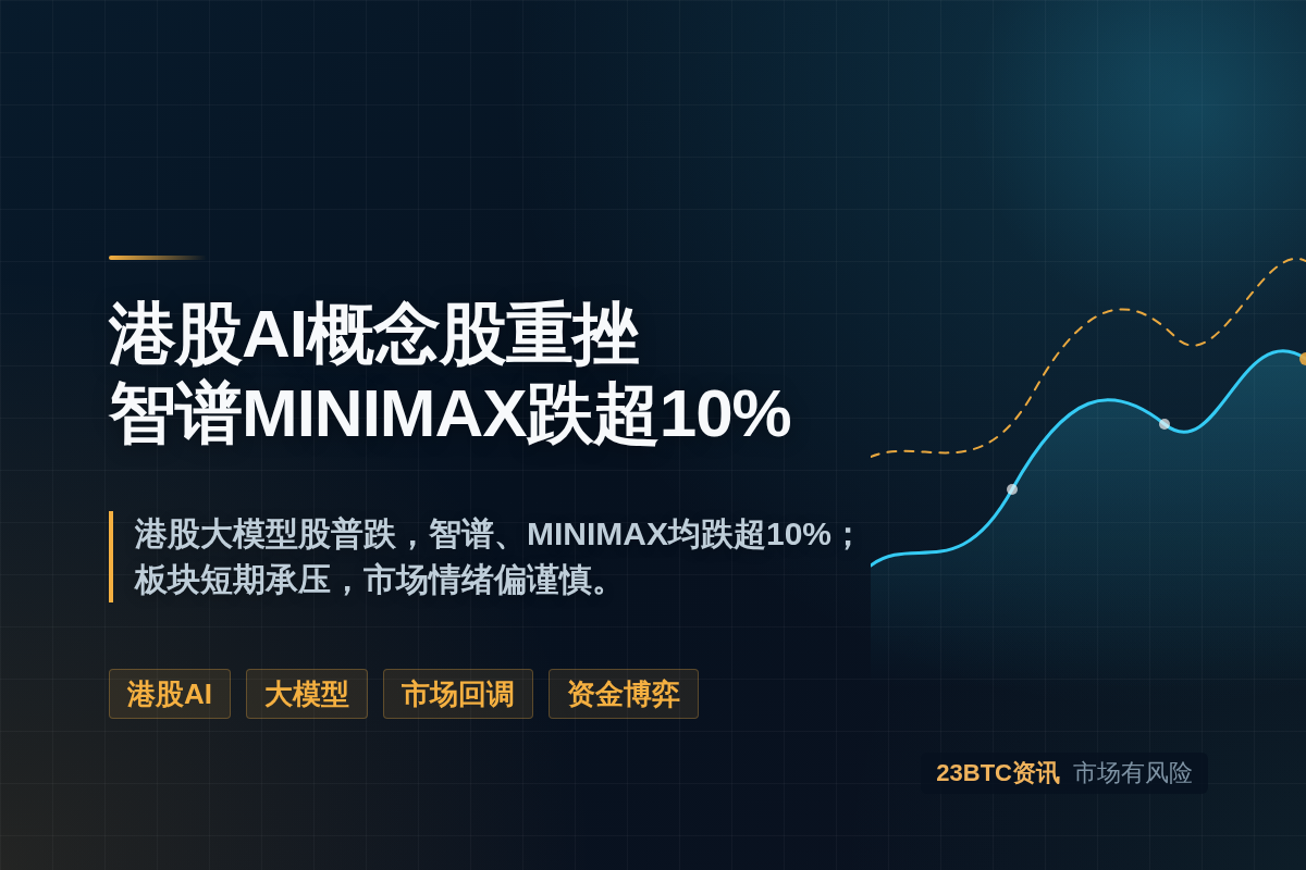 港股AI重挫智谱MINIMAX跌超10%