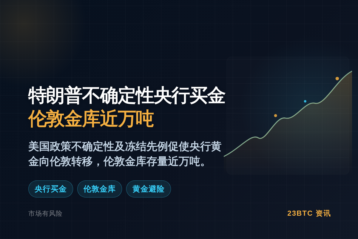 特朗普不确定性促央行买金,伦敦金库近万吨插图1 特朗普不确定性促央行买金,伦敦金库近万吨