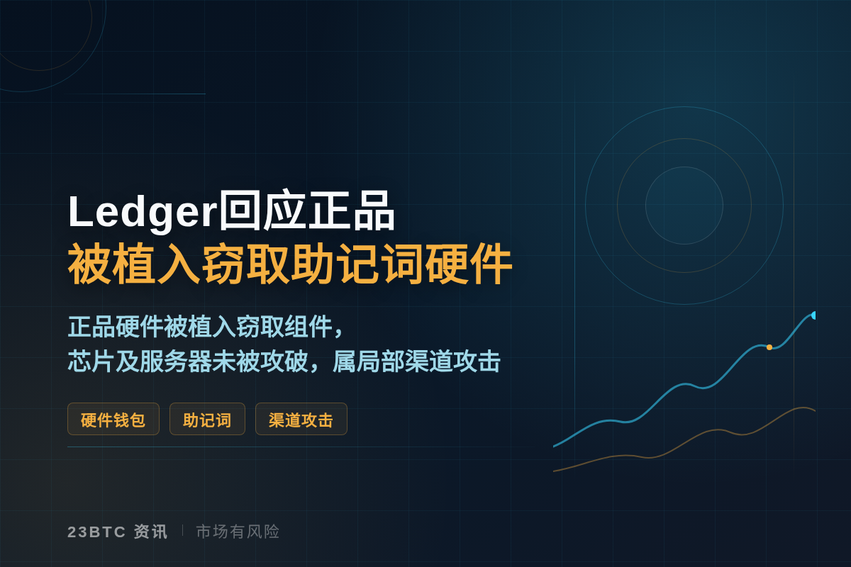Ledger回应正品被植入窃取助记词硬件插图1 Ledger回应正品被植入窃取助记词硬件