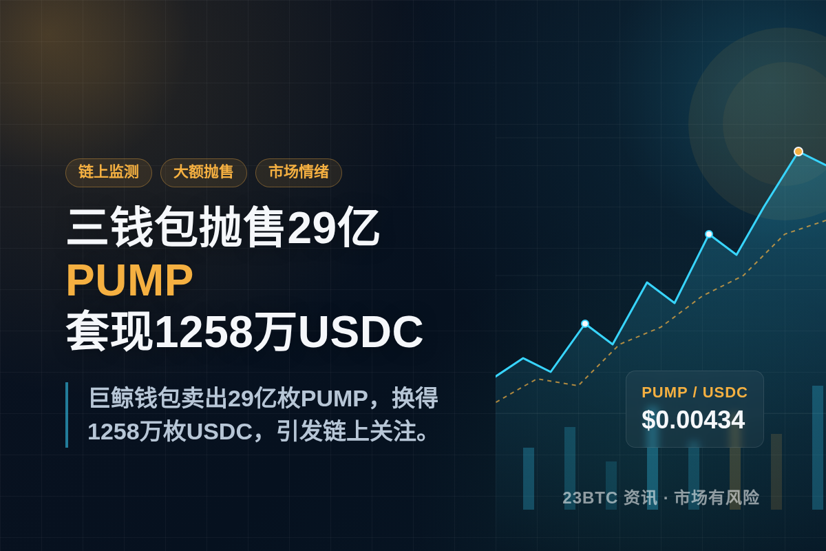 三钱包9h前抛29亿PUMP$1258万插图1 三钱包9h前抛29亿PUMP$1258万