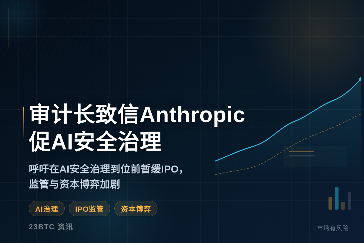 彭博:审计长致信Anthropic,促AI安全治理插图1 彭博:审计长致信Anthropic,促AI安全治理