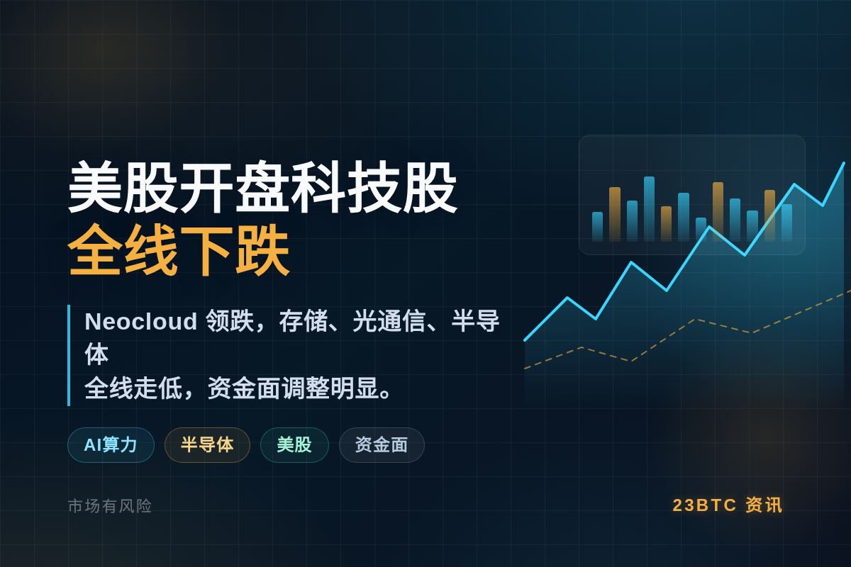 美股开盘科技股全线下跌插图1 美股开盘科技股全线下跌
