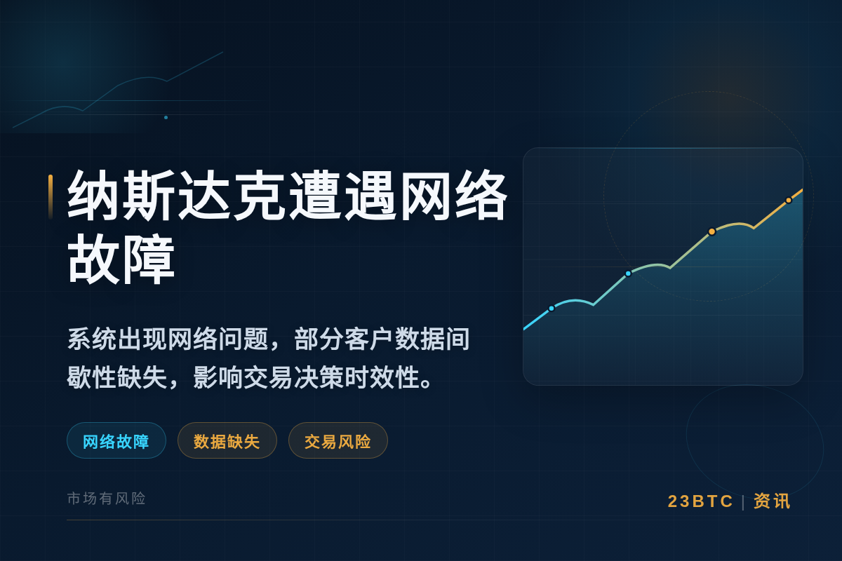 纳斯达克遭遇网络故障插图1 纳斯达克遭遇网络故障