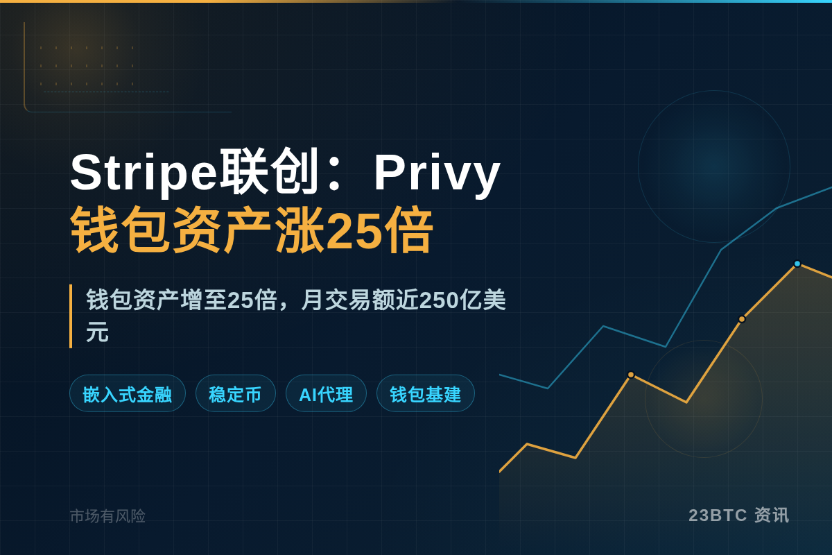 Stripe联创：Privy钱包资产涨25倍