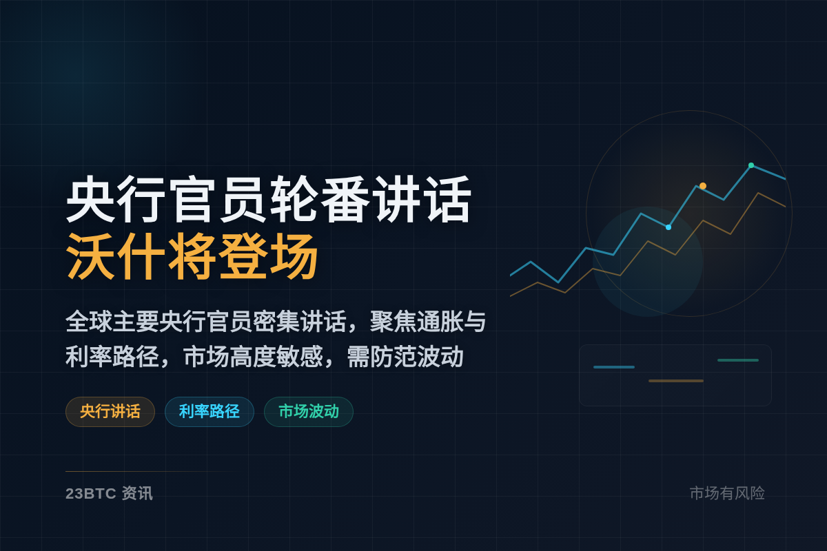 央行官员轮番讲话,沃什11:30登场插图1 央行官员轮番讲话,沃什11:30登场