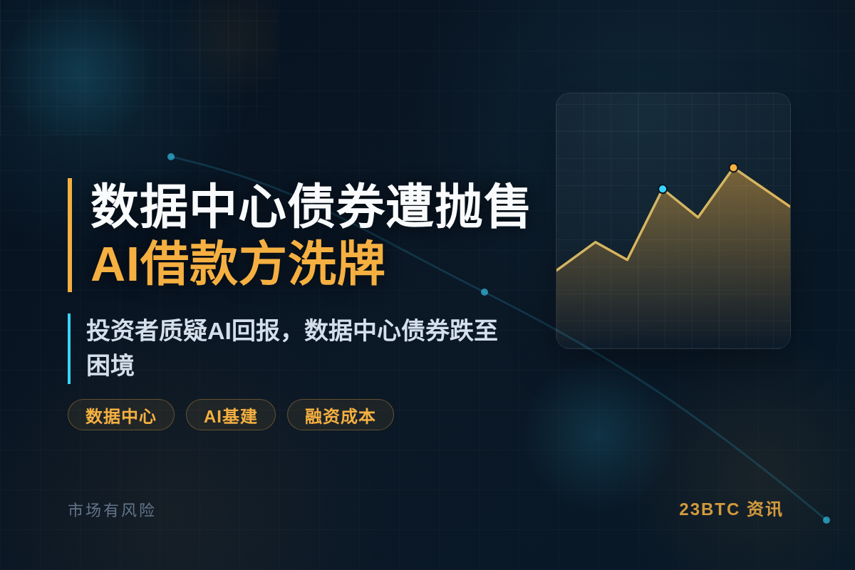 数据中心债券遭抛售，AI借款方洗牌