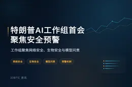 特朗普AI工作组首会瞄准网络生物安全预警