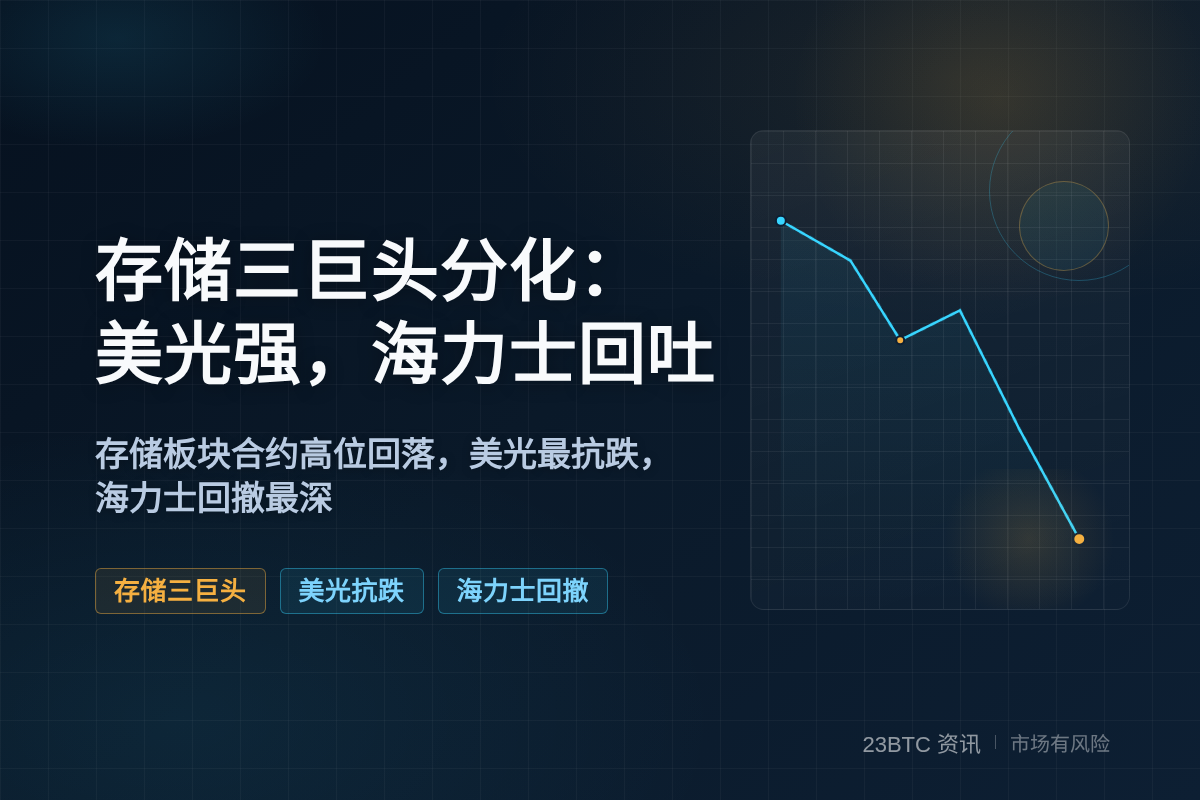 存储三巨头分化：美光强，海力士回吐