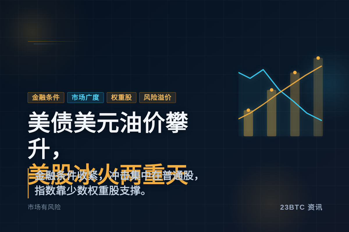 美债美元油价攀升，美股冰火两重天